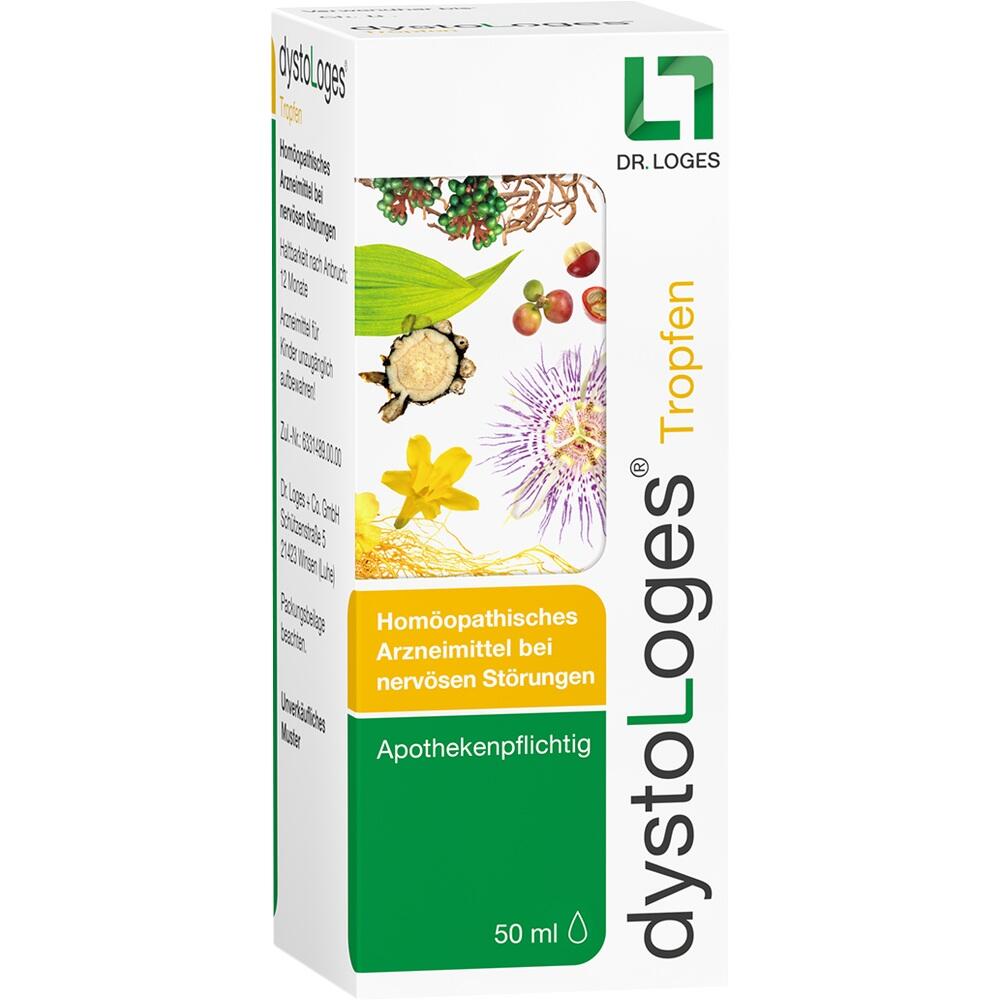 Die Packung zeigt ein homöopathisches Mittel für nervöse Störungen.